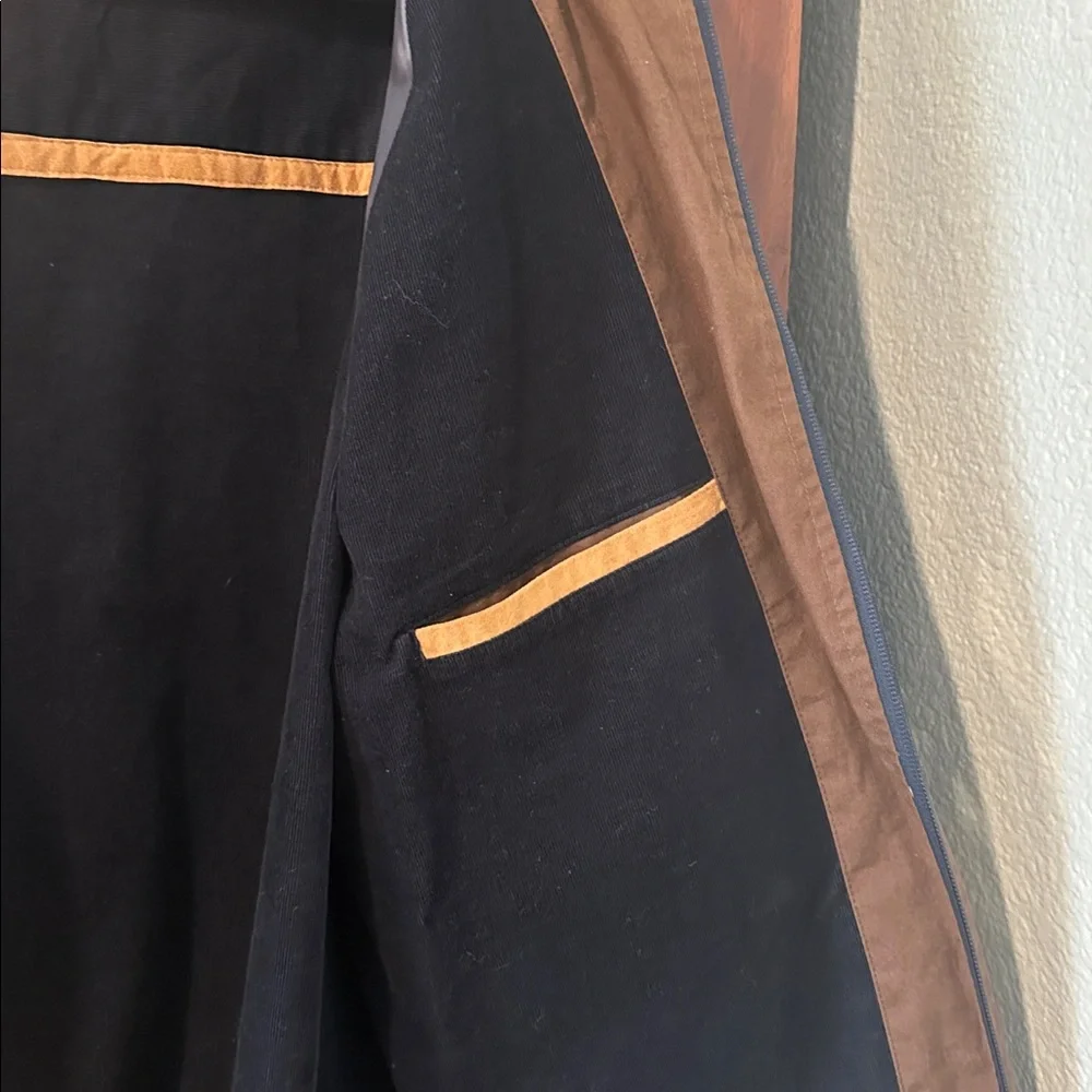 Nifty Genius Men’s Large Black/Brown Outdoor Jacket - Picture 5 of 8